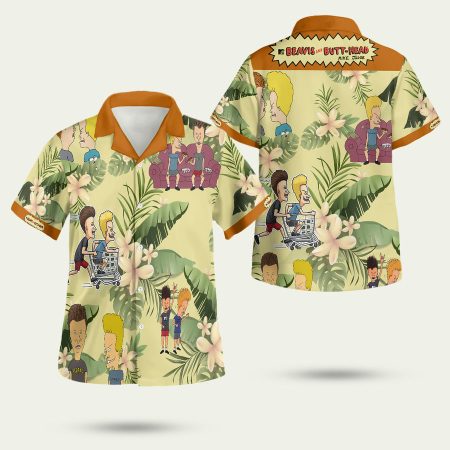 Beavis And Butthead Hawaiian Shirt