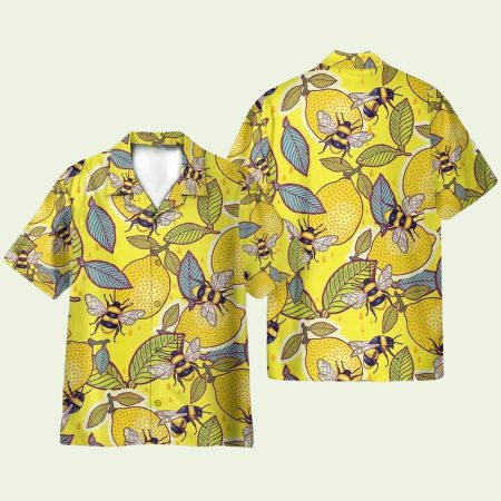 Bee Beecomb Beehive Hawaiian Shirt