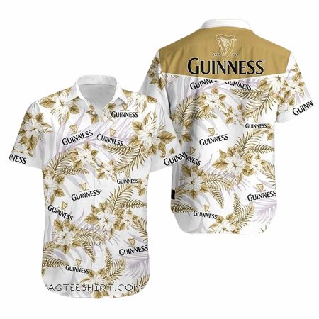 Beer guinness hawaiian shirt