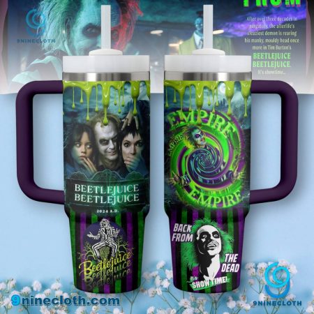 Beetlejuice Beetlejuice 2024 Empire 40oz Tumbler With Handle HG