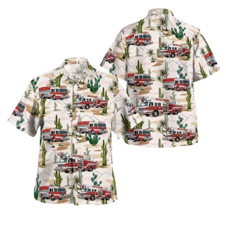 Bergen Fire Department Bergen New York Hawaiian Shirt