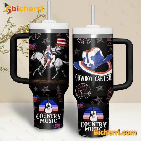 Beyonce Cowboy Carter Country Music 30oz or 40oz Stainless Tumbler With Handle NVA