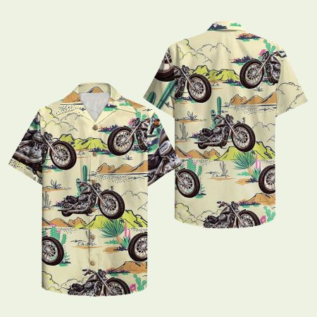 Biker Motorcyle Hawaiian Shirt