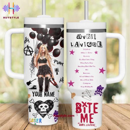 Bite Me Avril Lavugne Loser Quencher 30oz or 40oz Stainless Steel Tumbler With Handle NVA