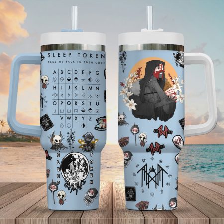 Slep Token Blue Body – Black Text Tumbler 30oz or 40 Oz Tumbler Tumbler Gift L3N