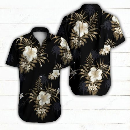 Blackberry Black Hawaiian Shirt