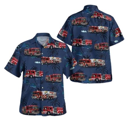 Blackwood New Jersey Blackwood Fire Company Hawaiian Shirt