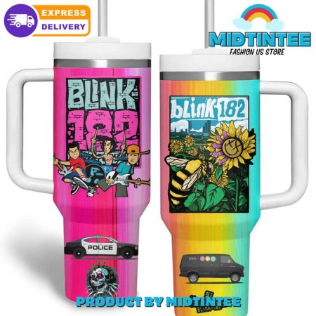 Blink-182 Band 2024 Premium  30oz or 40oz Tumbler With Handle HG