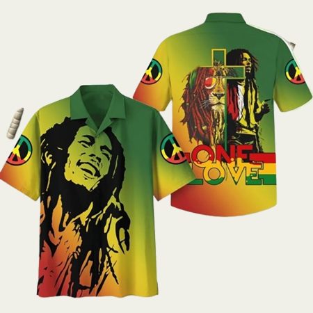 Bob Marley One Love Hawaiian Shirt