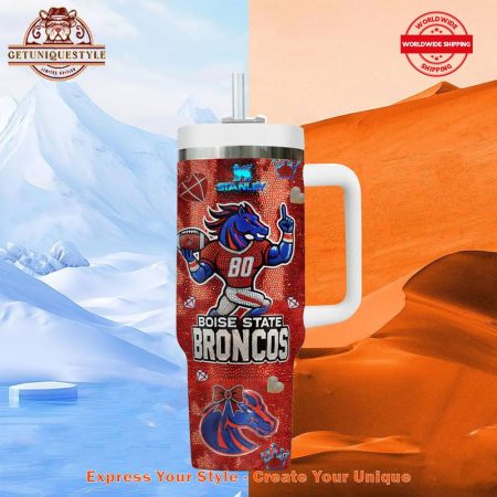 Boise State Broncos Limited 2024 40oz   30oz or 40oz Stainless Steel Tumbler With Handle HG