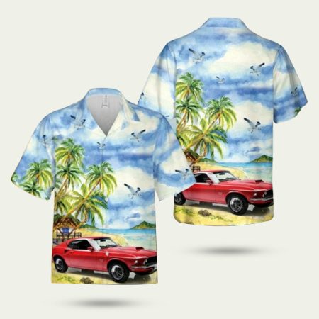 Boss 429 Mustang Hawaiian Shirt