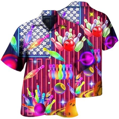 Bowling Independence Day Stunning 4Th Of July Hawaiian Shirt