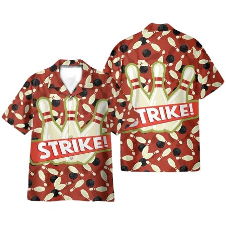 Bowling Strike Hawaiian Shirt