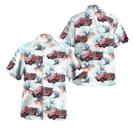 Bradford New Hampshire Bradford Fire Rescue Department Hawaiian Shirt