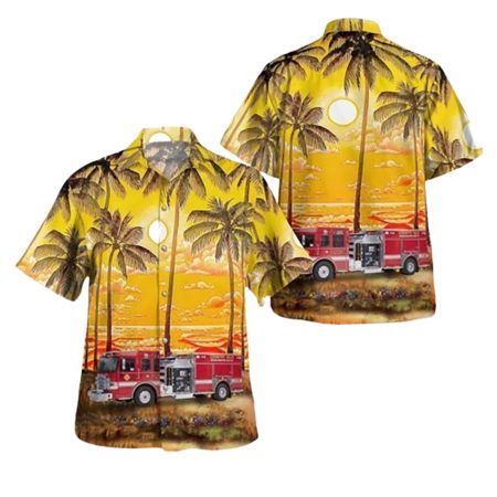 Bridgewater New Jersey Bridgewater Fire District No.3 Hawaiian Shirt