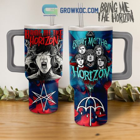Bring Me The Horizon Post Human 30oz or 40oz Stainless Tumbler With Handle NVA