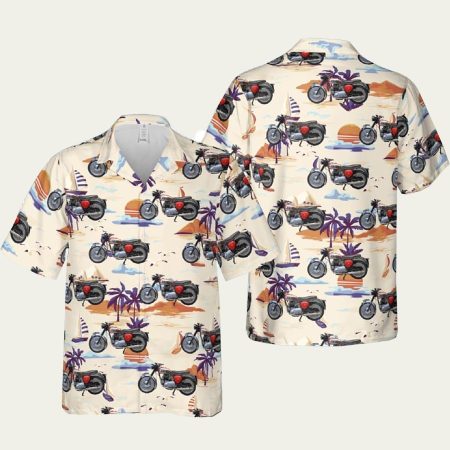 Bsa 1958 A10 Super Rocket Hawaiian Shirt