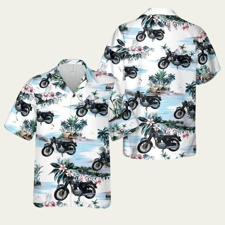 Bsa A65 Thunderbolt 650Cc 1964 Hawaiian Shirt