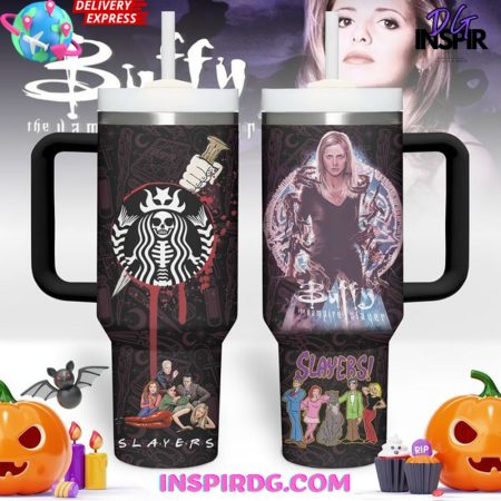 Buffy the Vampire Slayer 30oz or 40oz Stainless Tumbler With Handle NVA