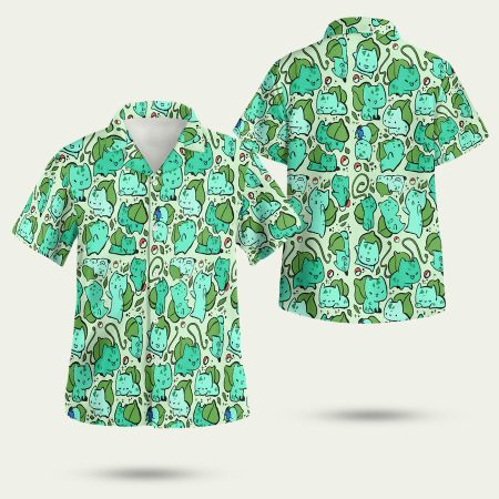 Bulbasaur Anime Pokemon Hawaiian Shirt