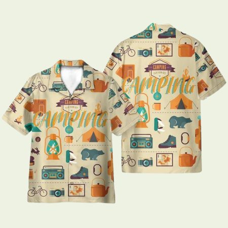 Camping Hawaiian Shirt