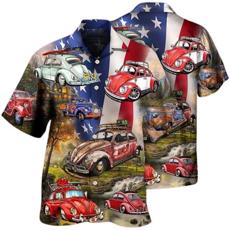 Camping Independence Day 4Th Of July Hawaiian Shirt