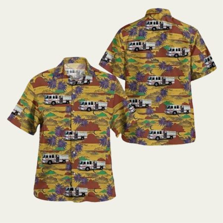 Candia New Hampshire Candia Vol Fire Department Hawaiian Shirt