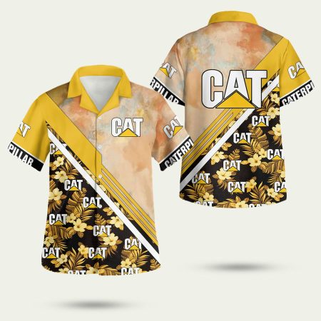 Caterpillar Tropical Hawaiian Shirt