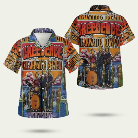 CCR In Concert Rock Hawaiian Shirt