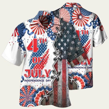Celebrate Independence Day 4Th July   Hawaiian Shirt