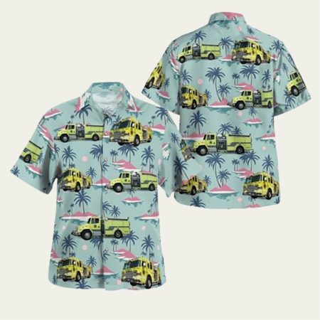 Centerton Fire Company St. 23 Pittsgrove Township New Jersey Hawaiian Shirt