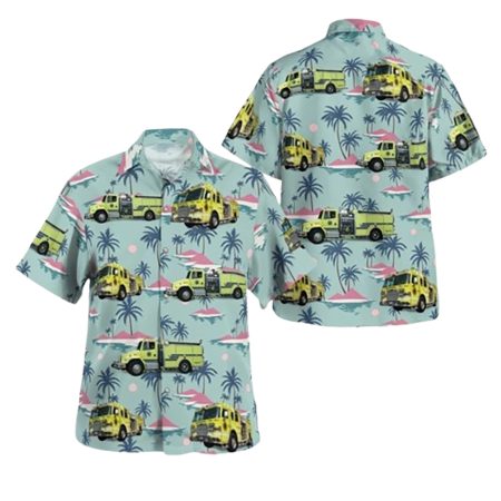 Centerton Fire Company St. 23 Pittsgrove Township New Jersey Hawaiian Shirt