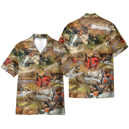 Chainsaw Hawaiian Shirt
