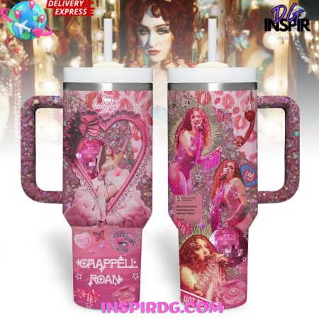 Chappell Roan Special Edition Pink  30oz 40 oz Tumbler With Handle HG Cup
