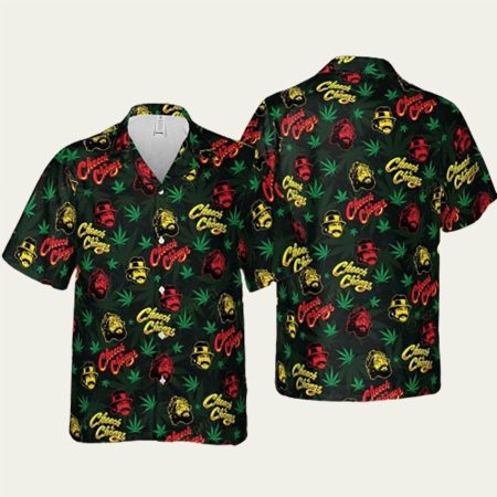 Cheech Chong Pattern  Summer Hawaiian Shirt