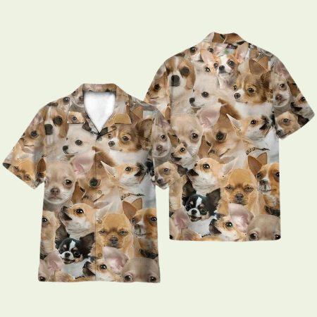 Chihuahua Awesome Funny Hawaiian Shirt