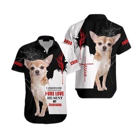 Chihuahua Dog Jesus Hawaiian Shirt