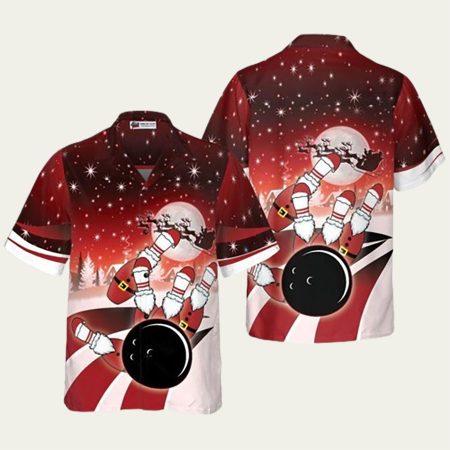 Christmas Bowling Hawaiian Shirt