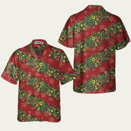 Christmas Decorations With Snowflakes Christmas Hawaiian Shirt