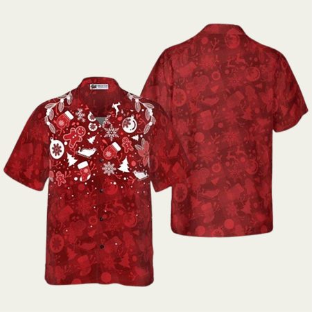 Christmas Ginger Bread Man Hawaiian Shirt