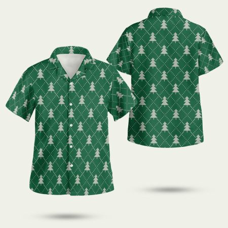 Christmas tree knitted Hawaiian Shirt