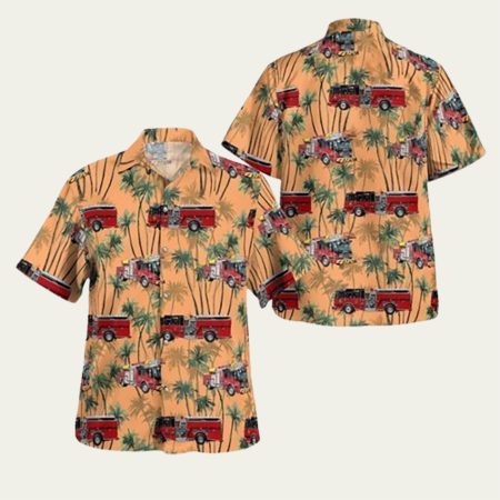 Cicero New York South Bay Fire Department Hawaiian Shirt