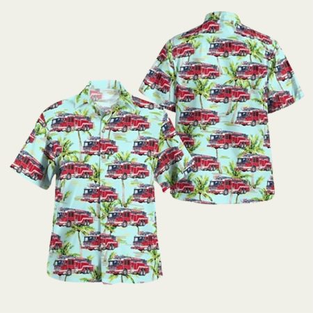 Cicero Ny Cicero Fire Department Hawaiian Shirt