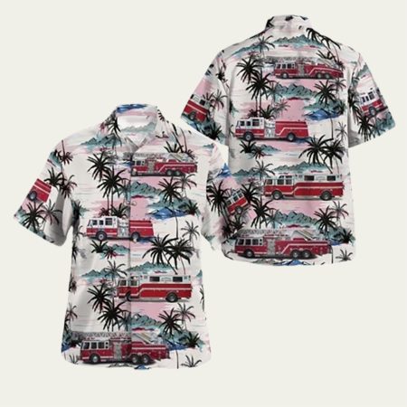 Clarence New York Clarence Fire Company Hawaiian Shirt