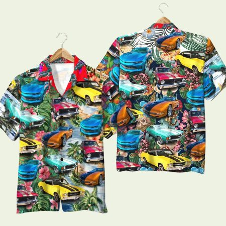 Classic Car Ugly Hawaiian Shirt