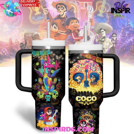 Coco Disney Limited Edition  30oz 40 oz Tumbler With Handle HG Cup
