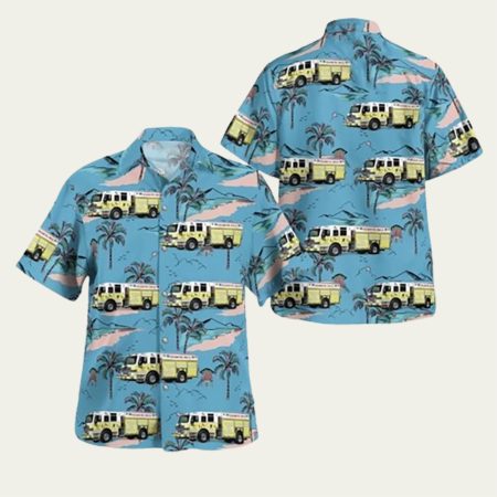 Cologne New Jersey Galloway Township Fire Department Germania Volunteer Fire Company No. 2 Hawaiian Shirt