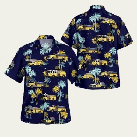 Colonie New York Colonie Fire Company Hawaiian Shirt