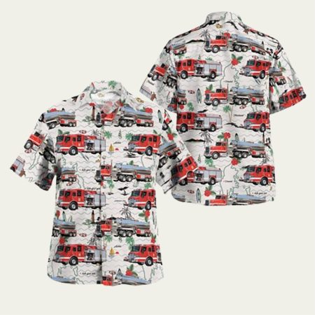 Colts Neck Fire Company #1 Colts Neck New Jersey Hawaiian Shirt