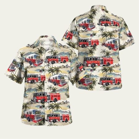 Commack Fire Department Commack Ny Hawaiian Shirt